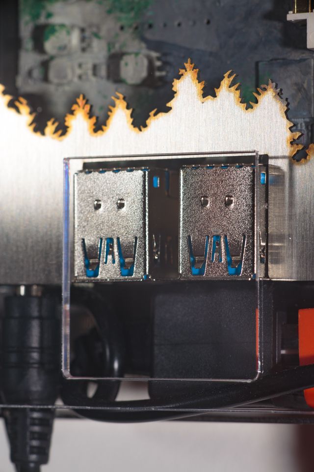 Installation shot of art work