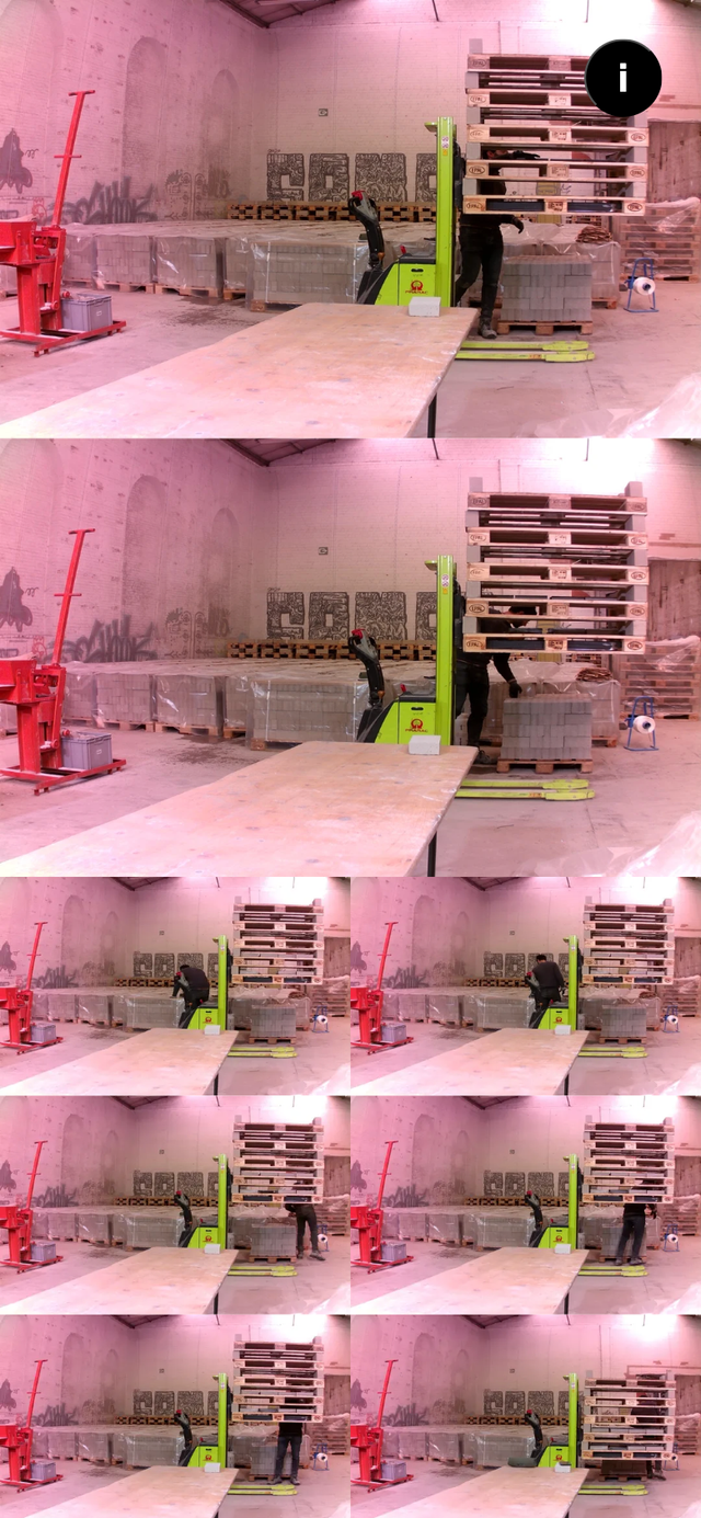 image grid of photos from server