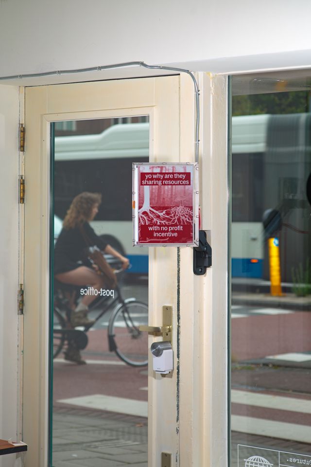 Installation shot of art work