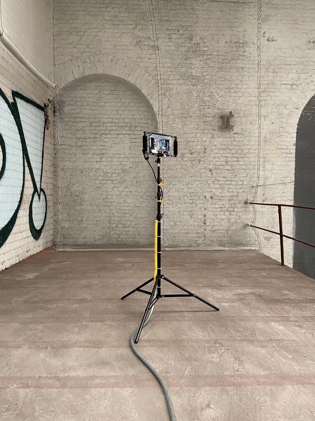 photo of the server-sculpture