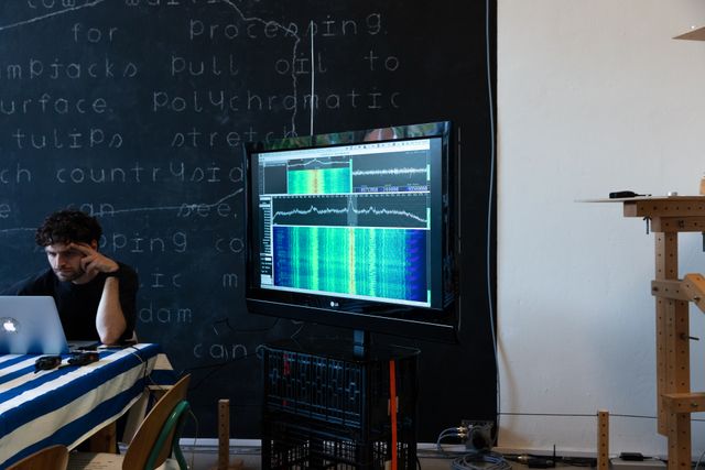 Image of a screen showing a presentation