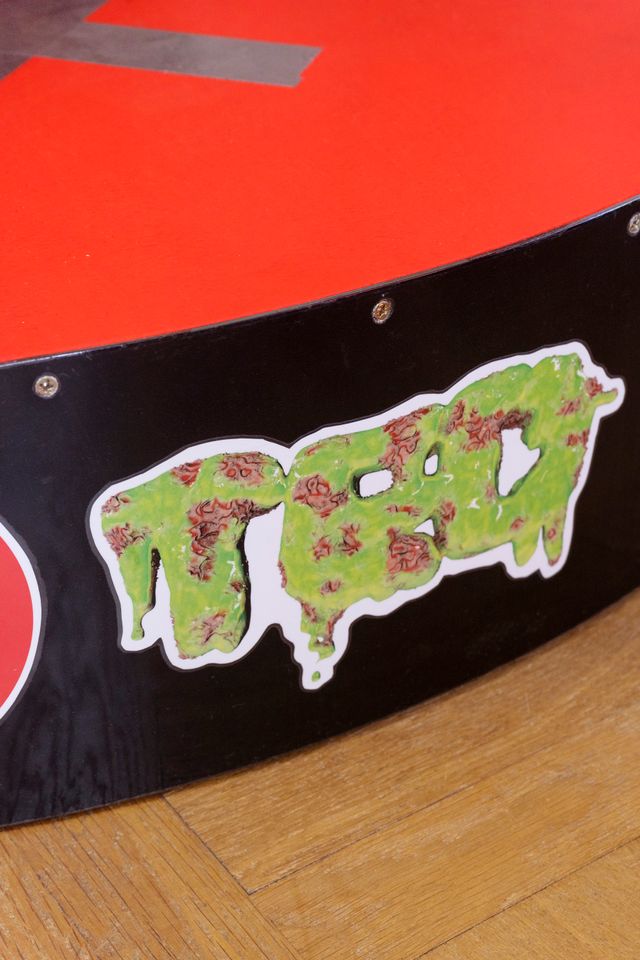 Installation shot of art work in gallery