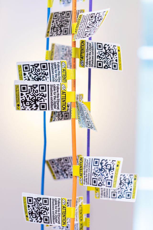 Close up of signage system