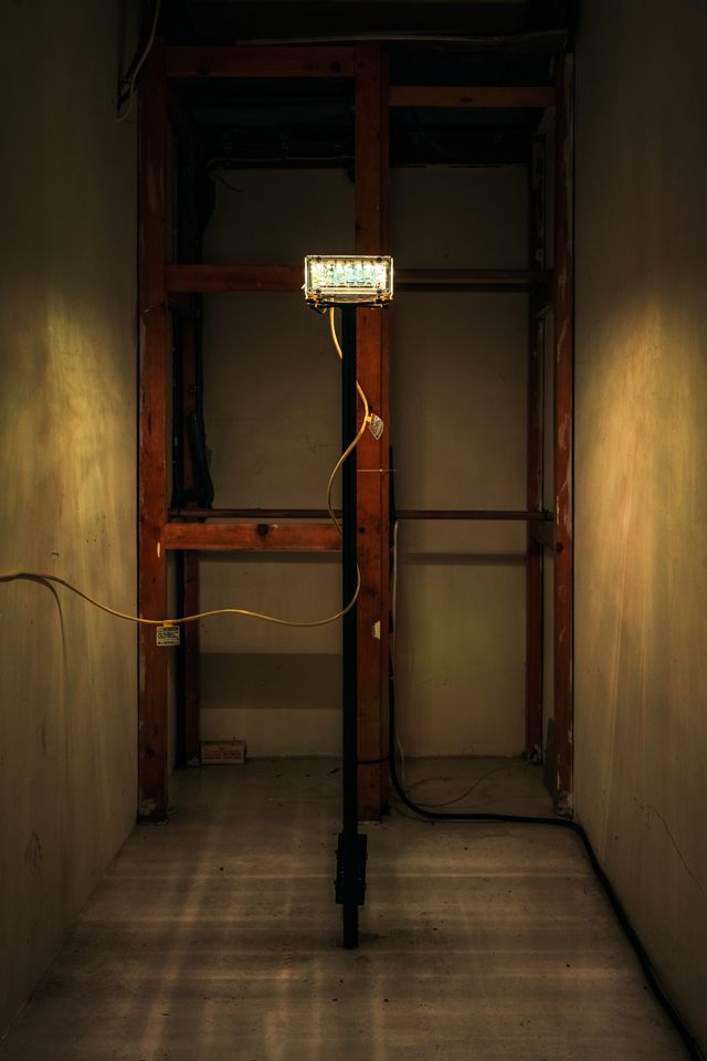 Installation shot of custom server