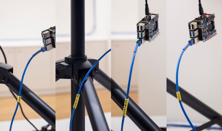 close ups of the cables